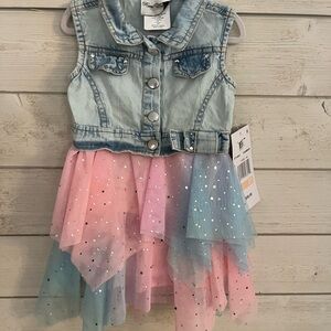 Toddler Jean and Sparkle Dress